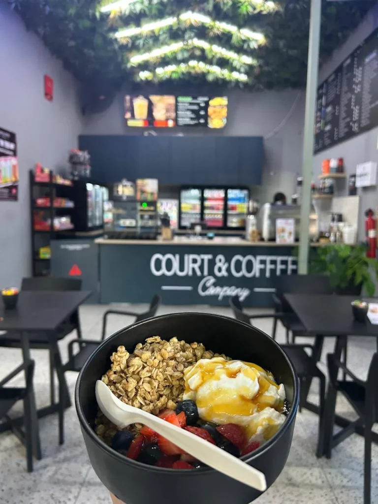 Court & Coffee Co. café inside Arturf Padel Arena