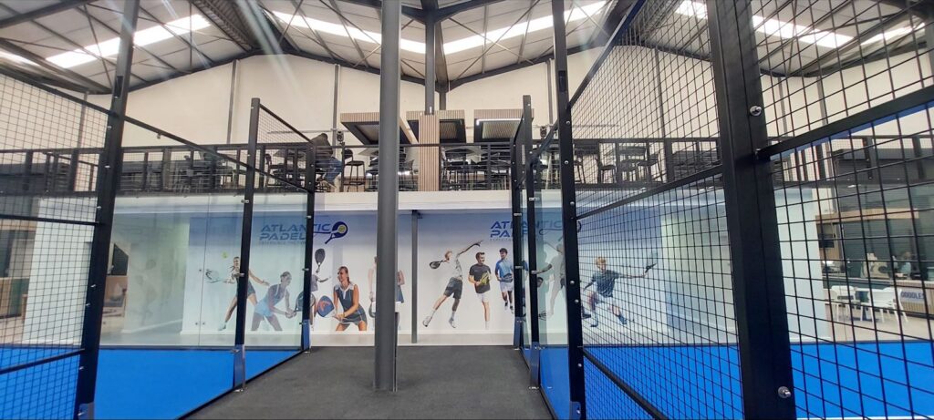 Padel courts at Atlantic Padel Parklands in Rivergate
